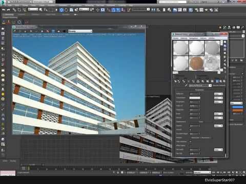 Видео: Моделирование многоэтажного дома и визуализация в 3ds max.