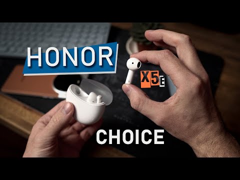 Видео: Бюджетные TWS Наушники Honor Choice Earbuds X5e - Распаковка и первый взгляд