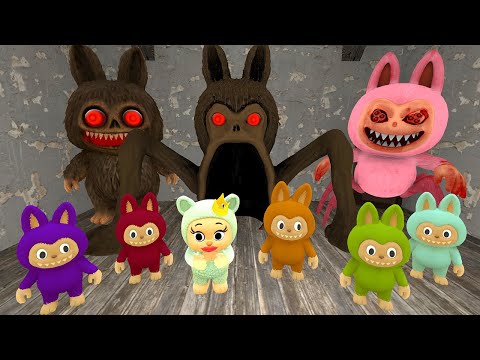 Видео: ВСЕ ВИДЫ СЕМЬЯ ЛАБУБУ ПАУК ПОЖИРАТЕЛЬ В ГРЕННИ ОНЛАЙН - Labubu Granny Online Gmod