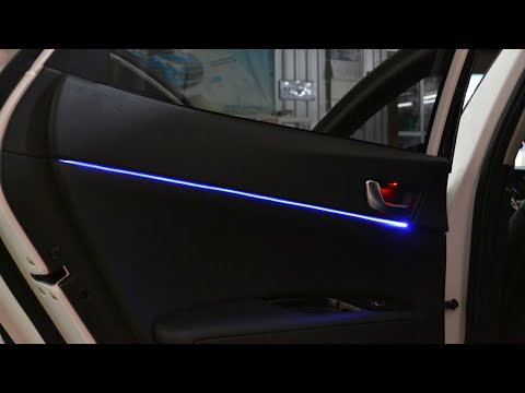 Видео: KIA OPTIMA подсветка с AliExpress как на S классе! - illumination with AliExpress as an S class!