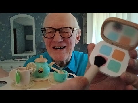 Видео: ASMR Дедушка 30 минут делает макияж перед сном (ДЕРЕВЯННЫЙ МАКИЯЖ)💄 Безопасный, успокаивающий
