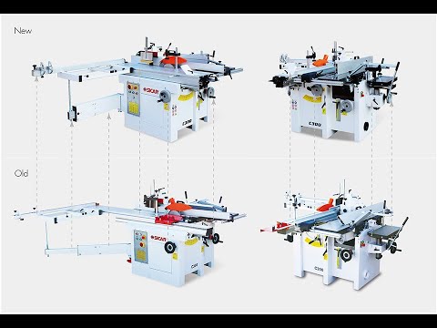Видео: Комбинированный деревообрабатывающий станок C 300, С 400 ☎ +79296823580