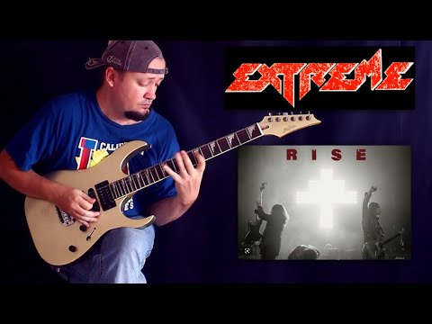 Видео: Разбираемся в соло Extreme - Rise! Разбор с табами.