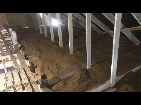 Видео: идеальный арболит. Утепление опилками.