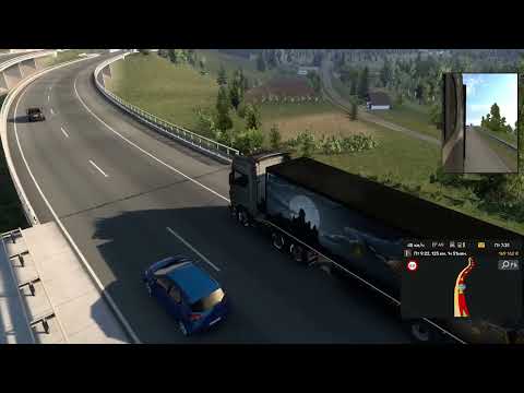 Видео: Макс на грузовике :Прохождение Euro truck Simulator 2 дневной drive 6 колёс #12