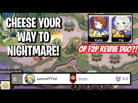 Видео: ДОБЕЙСЯ ЛЕГКО ДО НОЧИ! Cheese F2P Revive/Tank Adventure Team [Seven Knights: Rebirth]