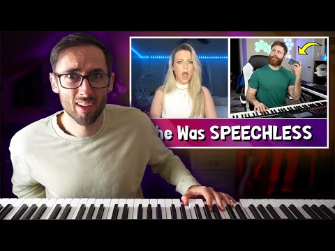 Видео: Пианист разучивает песни на слух с помощью OMEGLE | Реакция пианиста