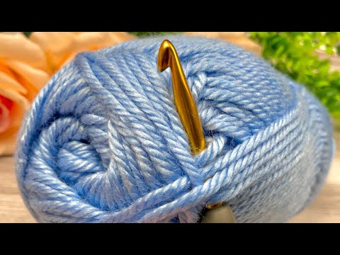 Видео: Ничего себе, всего 2 РЯДА! Этот узор крючком настолько уникален и красив! Простые вязки крючком