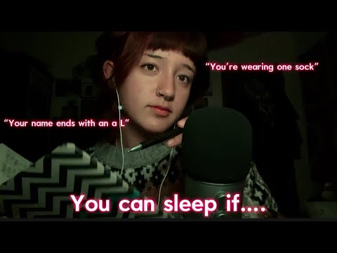 Видео: ASMR| Вы можете пойти спать, если… (Конкретные вопросы шёпотом)