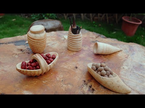 Видео: Дедушка Аму использует корни бамбука для изготовления изделий из бамбука