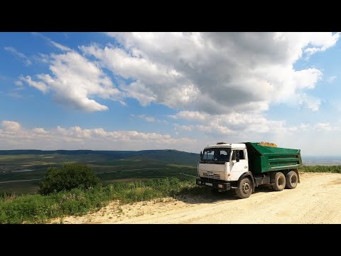 Видео: ДЕНЬГИ НА  САМОСВАЛЕ ЗА  ОДИН ДЕНЬ. Подьем на гору Недреманную. КАМАЗ 55111