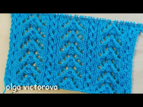 Видео: АЖУРНЫЕ ДОРОЖКИ 818 Узоры спицами