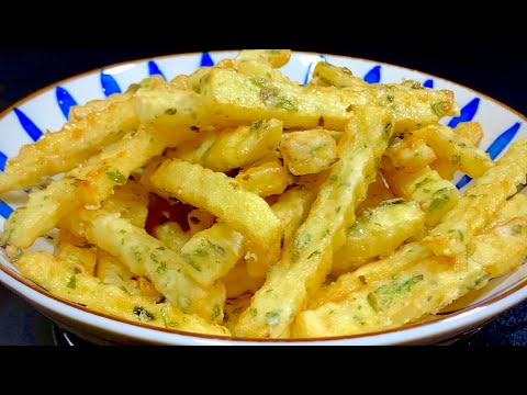 Видео: Жареные картофельные полоски с волчьими зубами, не забудьте обжарить их прямо на