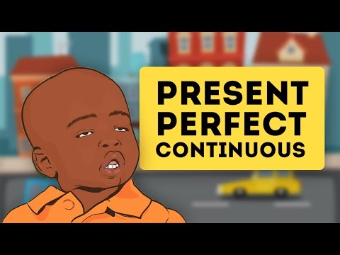 Видео: Present Perfect Continuous (Английские времена)