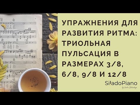Видео: Упражнения для развития ритма | Размеры 3/8, 6/8, 9/8 и 12/8