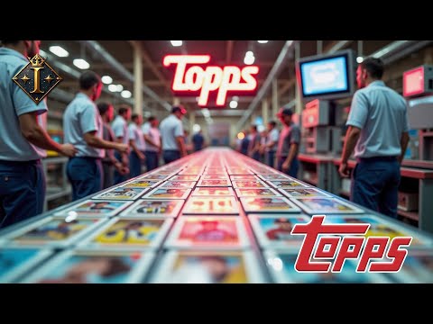 Видео: Как производятся бейсбольные карточки Topps⚾️