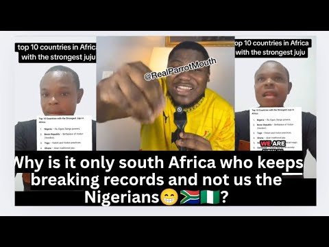Видео: Нигерийцы спрашивают, почему только Южная Африка 🇿🇦 постоянно бьет рекорды.