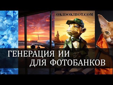 Видео: Генерация картинок для Фотостоков и не только.