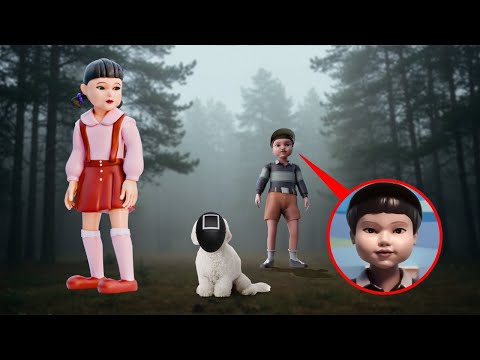 Видео: МЫ НАТКНУЛИСЬ НА КУКЛУ ИЗ ИГРЫ В КАЛЬМАРА SQUID GAME… И НА ЕЁ БРАТА В ЛЕСУ