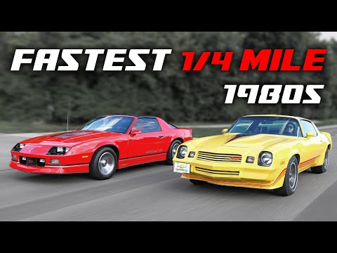 Видео: 9 самых быстрых маслкаров 1980-х!