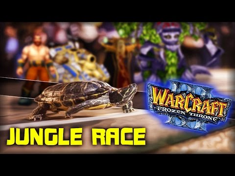 Видео: Warcraft 3 Frozen Throne - Карта Jungle Race v 1.22! [ХИТРОСТИ ГОНКИ]