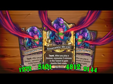 Видео: НАКОРМИЛ ТРИ УРЗУЛЫ! [ Fritterus / Hearthstone: Поля Сражений ]