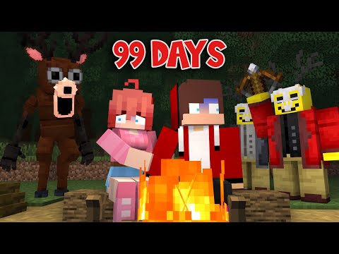 Видео: MAIZEN: JJ & SAYORI ЗАСТРЯЛИ НА 99 ДНЕЙ НА ОСТРОВЕ - Minecraft Animation