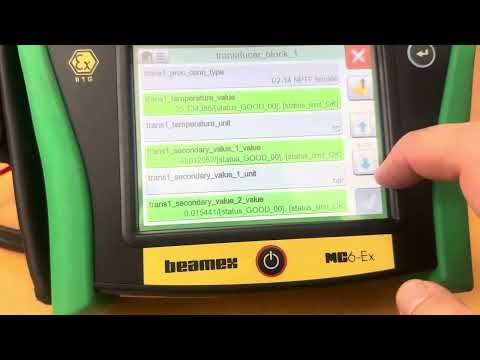 Видео: Настроика датчика давления Sitrans P 0-63bar Profibus PA с помощью каллибратора Beamex MC6