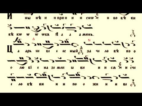 Видео: Цар небесний - Догматик - Глас 8 (Пл. 4) - Мел. Манасий Поптодоров / Изп. Никола Антонов