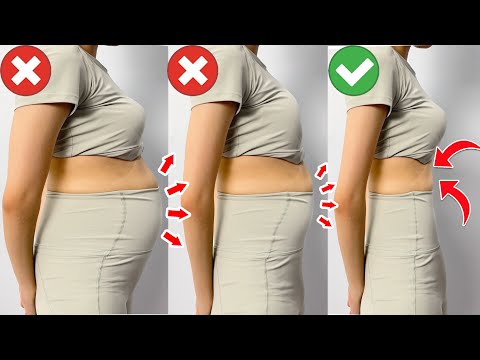 Видео: 1-МИНУТНОЕ УПРАЖНЕНИЕ ➜ 30 минут на удаление обвисшего жира на животе ➜ исправление некрасивого тела