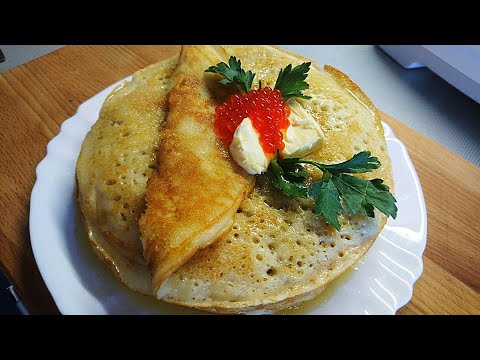 Видео: Самые вкусные БЛИНЫ на сыворотке! Блины без яиц! Бабушкин рецепт. Пышные, сочные, любимые блины!