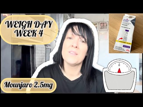 Видео: ДЕНЬ ВЗВЕШИВАНИЯ - Неделя 4 - Монджаро 2,5 мг