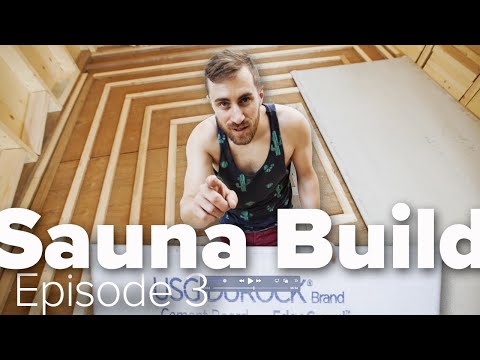 Видео: Строительство сауны — пол, дверь и многое другое