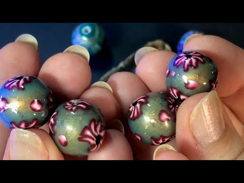 Видео: Удивительные бусы. Искусственное муранское стекло из полимерной глины. Уникальная техника.