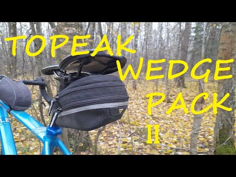 Видео: Подседельная сумка TOPEAK WEDGE PACK II / Отзыв