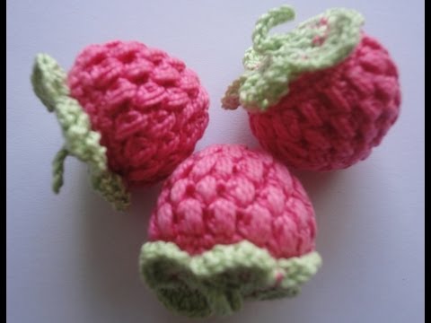 Видео: Ягода малины Вязание крючком Raspberry Crochet