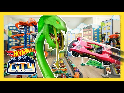 Видео: Захват токсичной слизи Дрейвена 🐍 🦍🦂 | Последние новости | @HotWheelsRussia +3