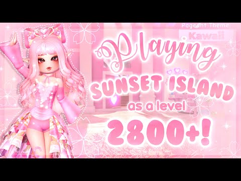 Видео: Играю в Sunset Island на УРОВНЕ 2800+! 🏝️🎀🌺 | Royale High ✨