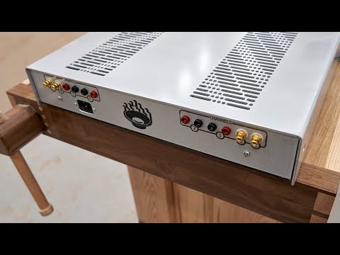 Видео: Изготовление усилителя из необработанного алюминия — задняя панель и установка плат усилителя