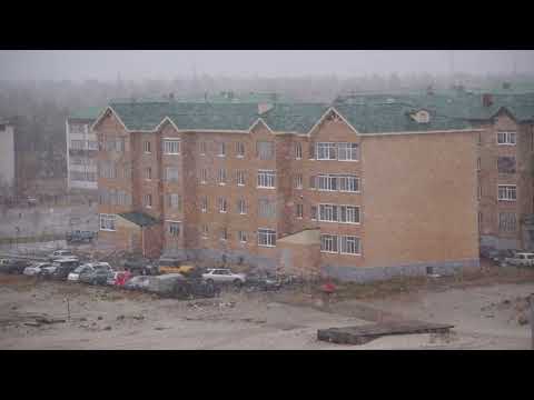 Видео: Первый снег... 1 октября 2018 год.   Видеозарисовка О. Дзиова