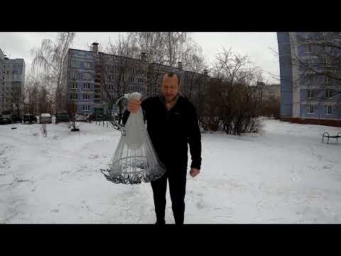 Видео: Новинка года! Кастинговая сеть с большим кольцом диаметр 5м для Альберта из Тюмени от Галины!!!