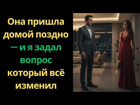 Видео: «Она пришла домой поздно — и я задал вопрос, который всё изменил»