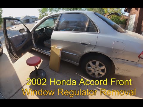 Видео: Замена переднего стеклоподъемника и мотора Honda Accord 2002 года