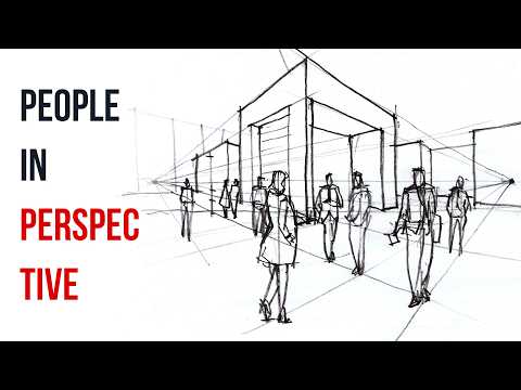 Видео: Как рисовать людей в идеальной перспективе!