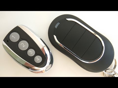 Видео: Копирование пульта Alutech AT-4N от ворот Алютех. Проверено на приемнике AR-1-500N