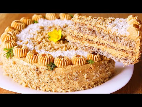 Видео: 🎂 БЕСПОДОБНЫЙ ТОРТ! 🎂 ТАЕТ во Рту! Идеальный Простой РЕЦЕПТ Торта к ЧАЮ. ВЫПЕЧКА