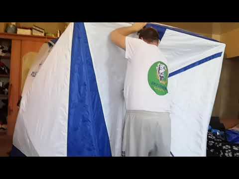 Видео: PULSAR 4т зимняя палатка сборка разборка