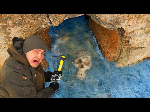 Видео: Эти опасные и жуткие находки мы нашли во льдах под землей, где затонул скелет!