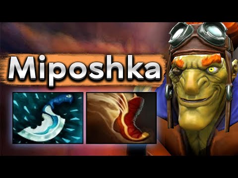 Видео: Мипошка на Бетрайдере, идеальная игра как обычно - Miposhka Batrider 7.37 DOTA 2