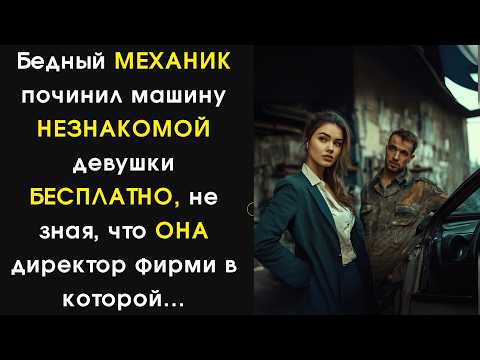 Видео: Бедный МЕХАНИК починил машину НЕЗНАКОМКЕ  БЕСПЛАТНО, не зная, что ОНА директор фирми в которой...